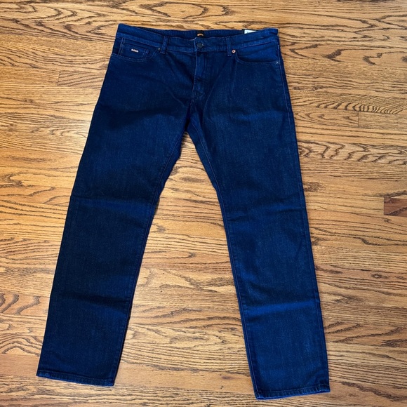 Boss Men's Dark Blue Jeans